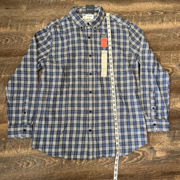 St John's Bay Signature Flannel Shirt Men's XL Multicolor Plaid - Picture 7 of 9